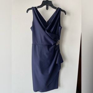 Beautiful navy cocktail dress
